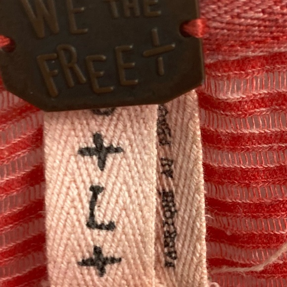 We The Free Vibrant Red Long Sleeve Top - Picture 4 of 4